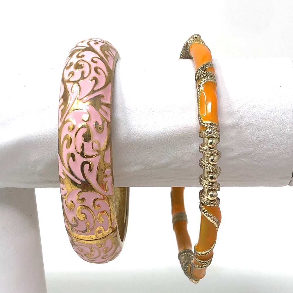 Light Pink Enamel Bangle